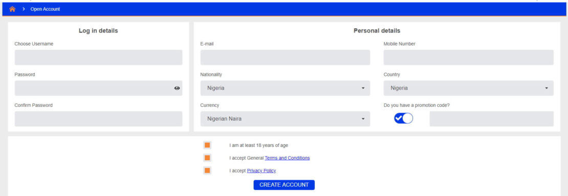 Nairabet Affiliate Code [current-year] Registartion Form