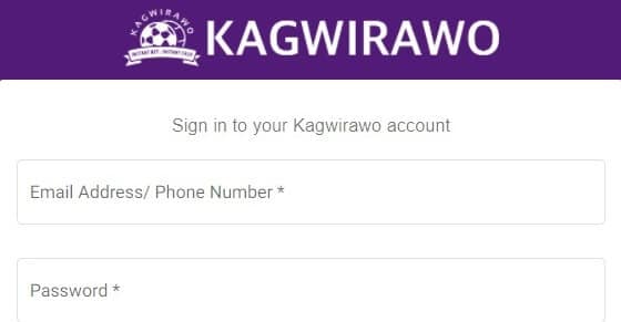 Signing In To Kagwirawo Account