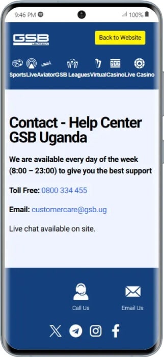 Gal Sport Betting Customer Service